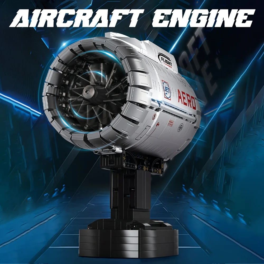 

Creative 33019 Aircraft Turbofan Engine Строительный комплект с двигателем и батарейным блоком 1786 шт. STEM Развивающая игрушка для взрослых и детей