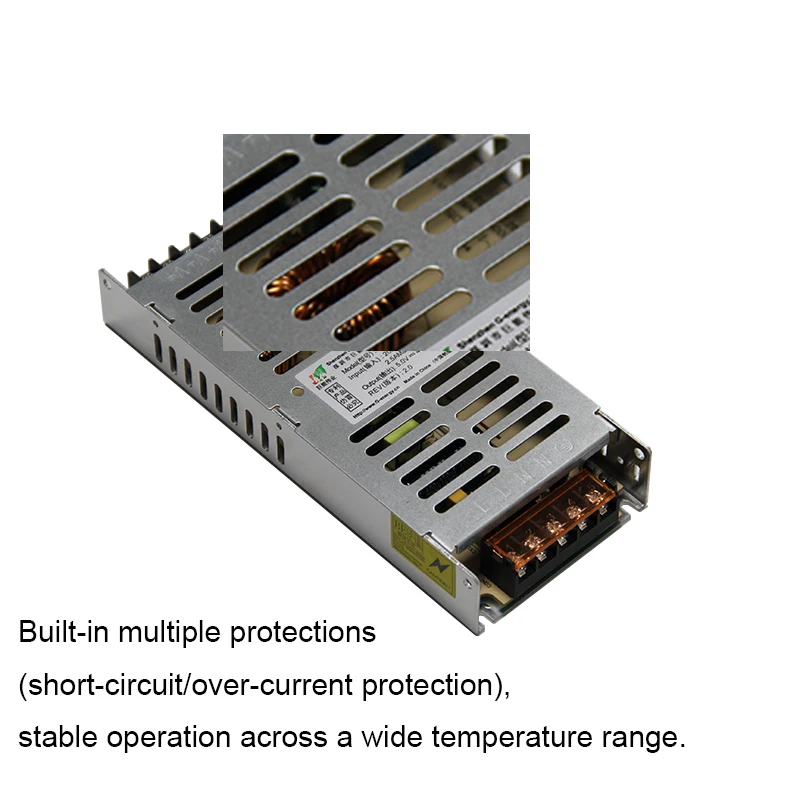 N200V5‑A G‑energy 5V 40A 200W Ultra‑Thin LED Display Power Supply AC 110‑240V For LED Billboard Screen