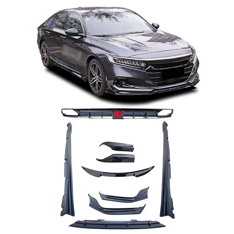 

Axinda SK-260 Style for Accord 10.5th 2022 New Body Kit Front Bumper Lip Side Skirt Rear Diffuser Spoiler Self-Adhesive