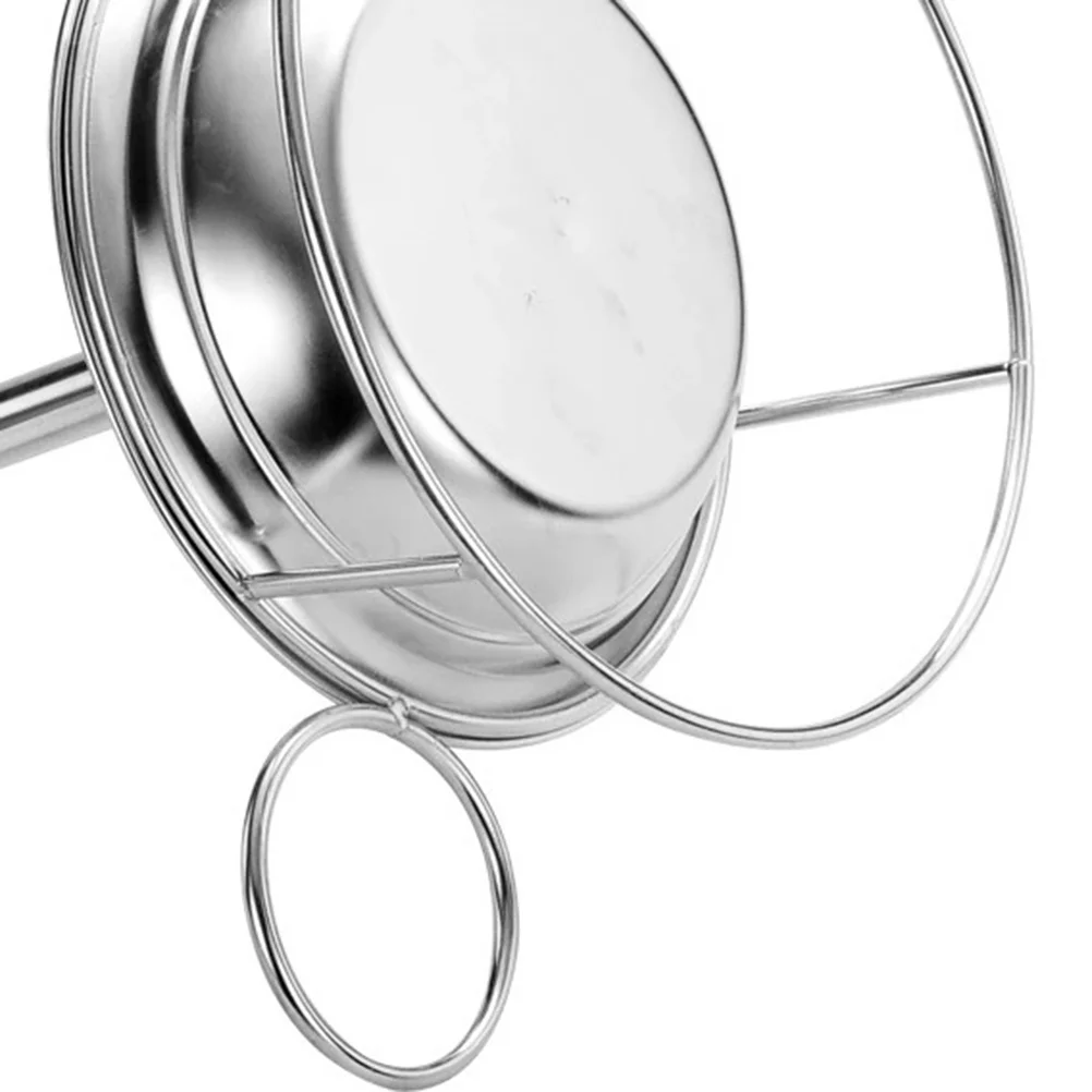 

Stainless Steel Heavy Duty Chicken Roaster Stand Ergonomic Upright Pipe Rack for Grilling Roasting Pan Outdoor Camping Grill