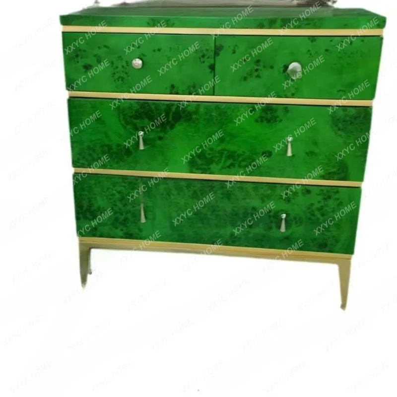 

Emerald solid wood porch cabinet high-grade tree tumor door decorative cabinet locker