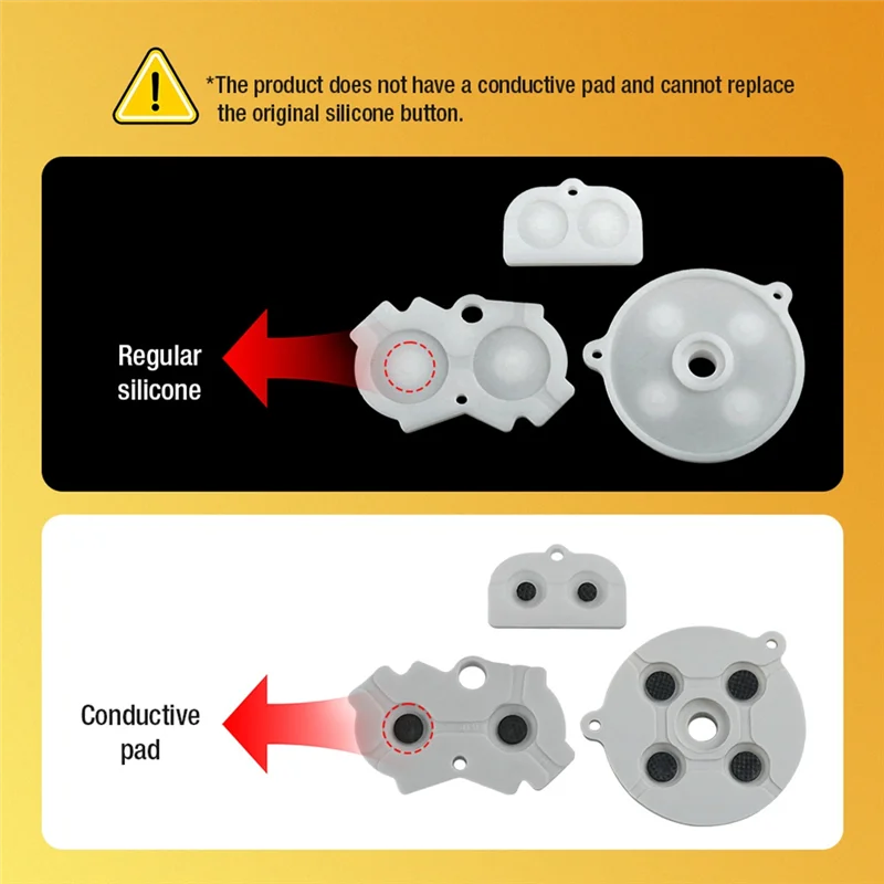 

For GBA Membrane Button Tactile Upgrade Modify Kit Button Replacement Repairs For GBA Console Accessories