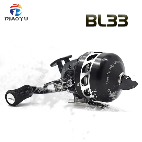 Roda de pesca de metal 3.6:1 estilingue carretel de pesca 6 + 1bb linha fechada caça molinete com pulseira bl30/bl33/bl39 2023 novo
