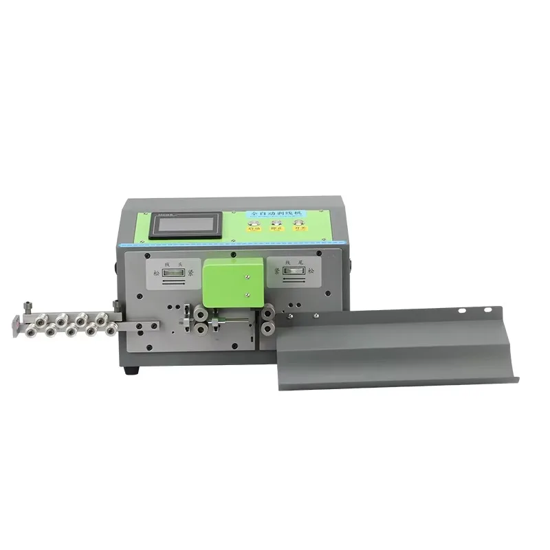Single Double Wire Automatic Stripping Machine High Precision Computerized Cable Cutter Stripper For 0.5-15mm Wire Processing