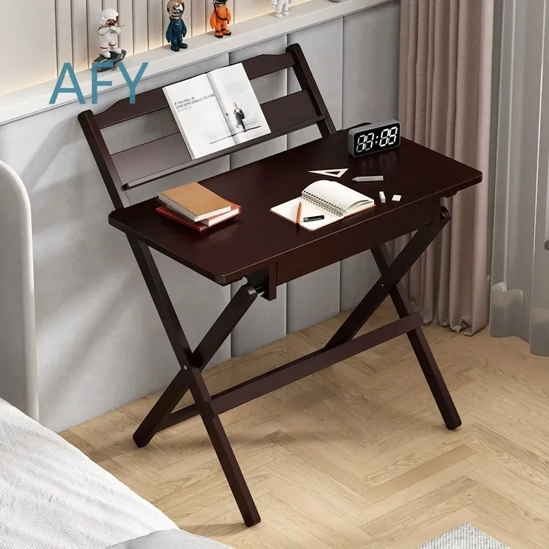 Foldable Camping Table for Outdoor Use Portable Bamboo Desk for Night Market Stall Rental Dining Study Durable Large Surface