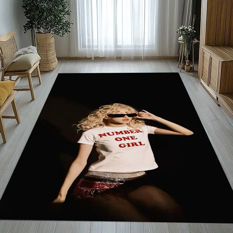 Korean Idol R-Rose Solo Star APT Soft Large Non-Slip Area Rug,Carpet Mat for Living Room,Bedroom,Playroom & Sofa,Home Decor
