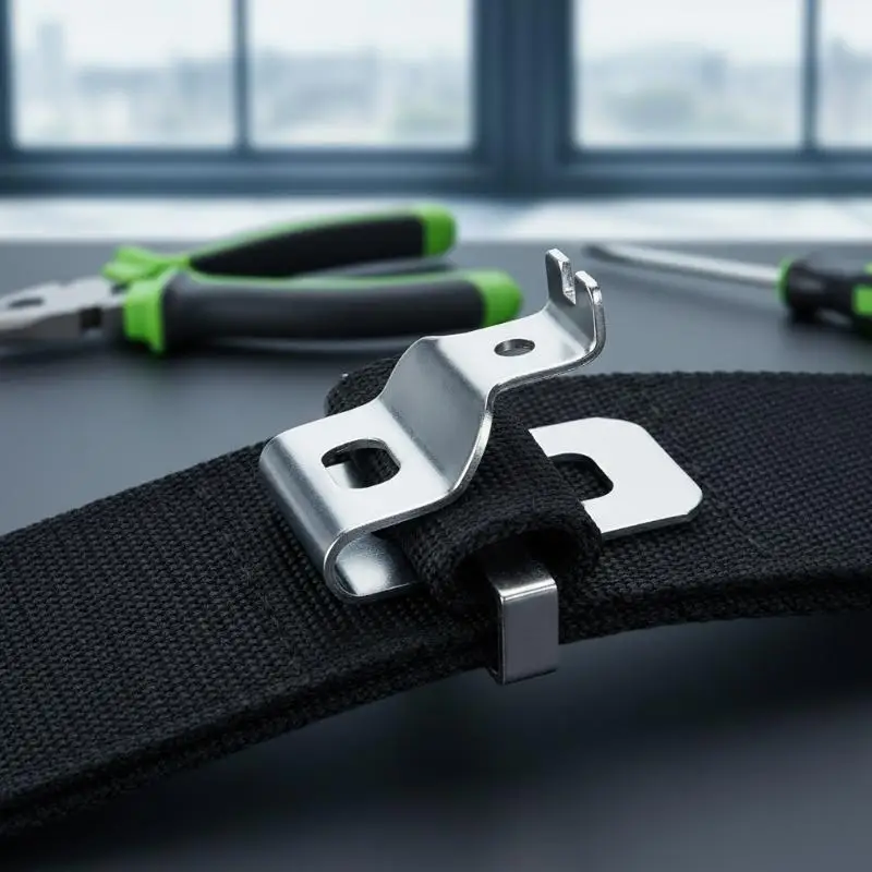 

Набор из 6/12 сменных крючков-зажимов для ремня из марганцевой стали, для инструментов, с винтами, для подвешивания