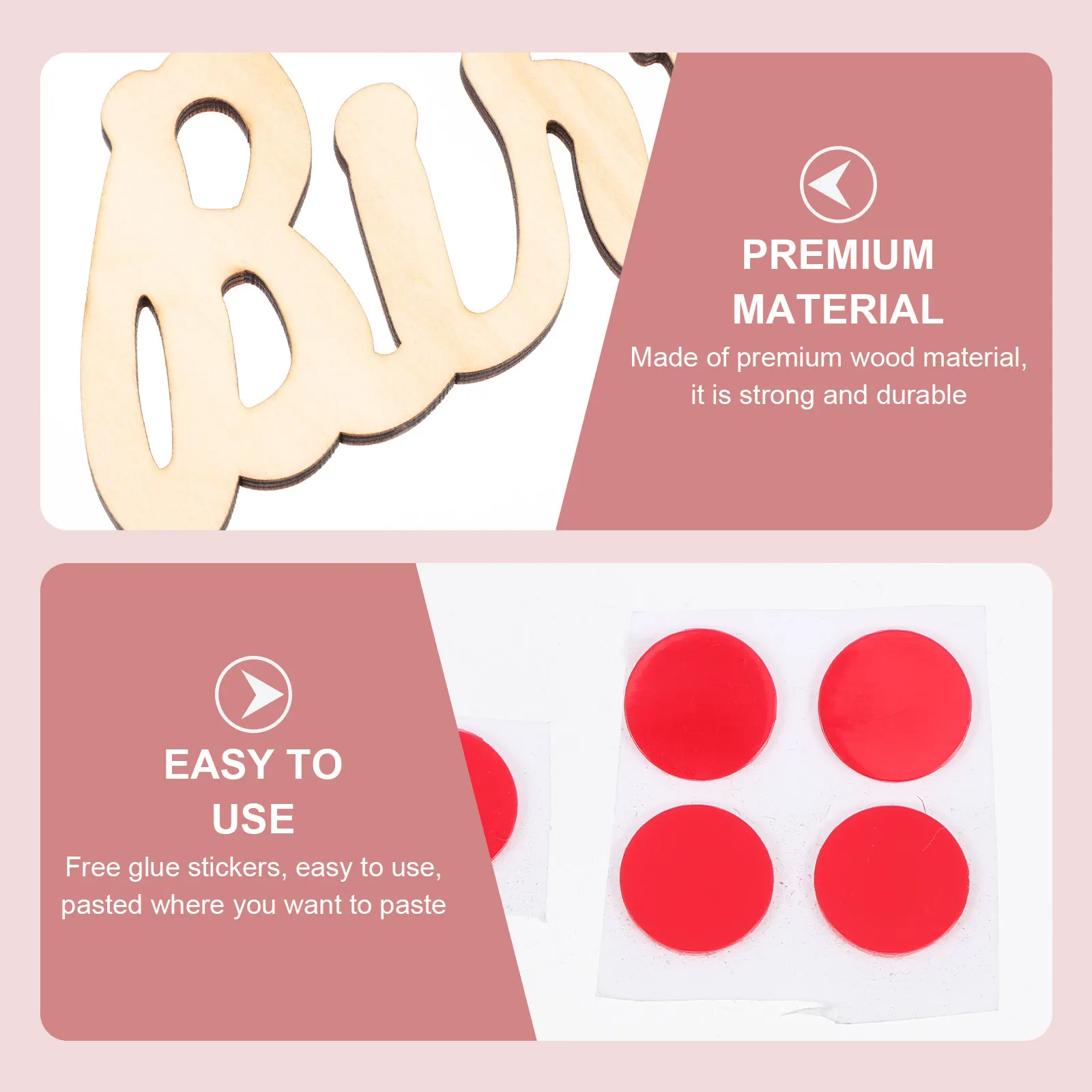 

Деревянная наклейка на стену «С Днем Рождения», многоразовая, легко устанавливается и снимается, декор для дня рождения, украшение для комнаты, фотофона, окна