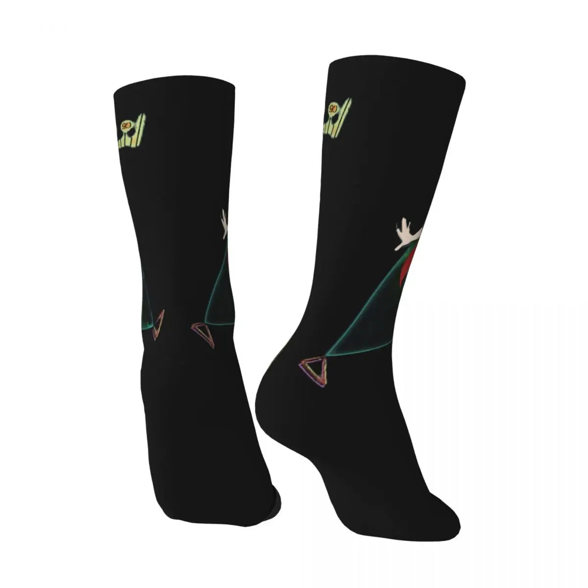 Crazy Compression Sock for Men Indie Games Protagonists Hip Hop Vintage Oxenfree Game Happy Quality Pattern Printed  Crew Sock