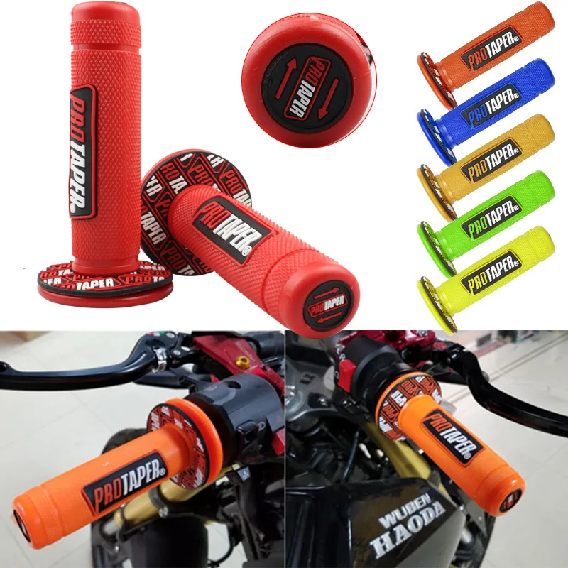 2022 Handle Grip Pro taper Motorcycle High Quality Protaper Dirt Pit Bike Motocross Handlebar Rubber Gel Hand Grips Brake Hands