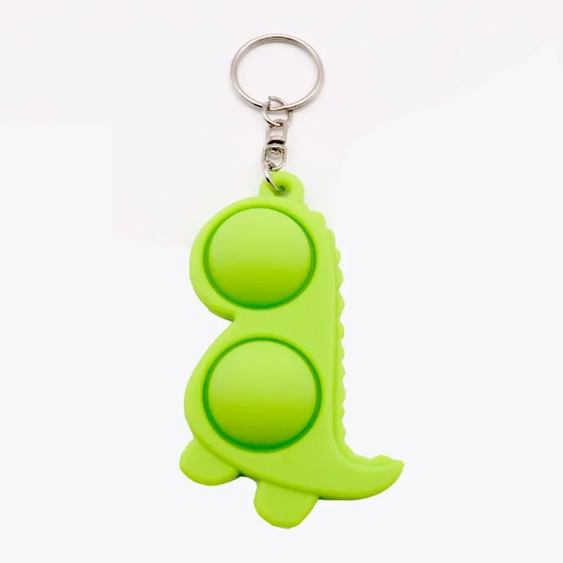 Cartoon Simple Dimple Fidget Toy Children Adult Kawaii Dinosaur Dimple Toy Stress Reliever Board Controller Educational Toy