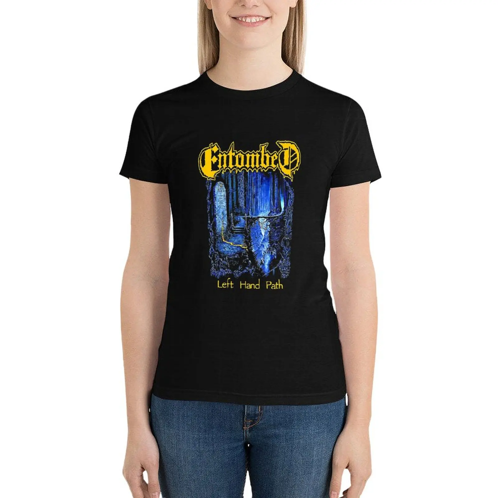 

OrisinilENTOMBEDTrending entombed T-Shirt kawaii clothes graphics Woman fashion