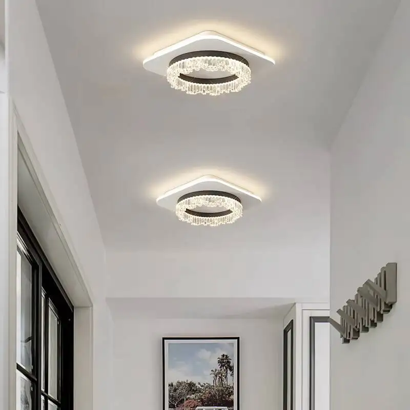 

LED Ceiling Lamp For Living Room Bedroom Hallway Balcony Circular Light Pendant Lamp Indoor Ceiling Lighting Lampa Sufitowa