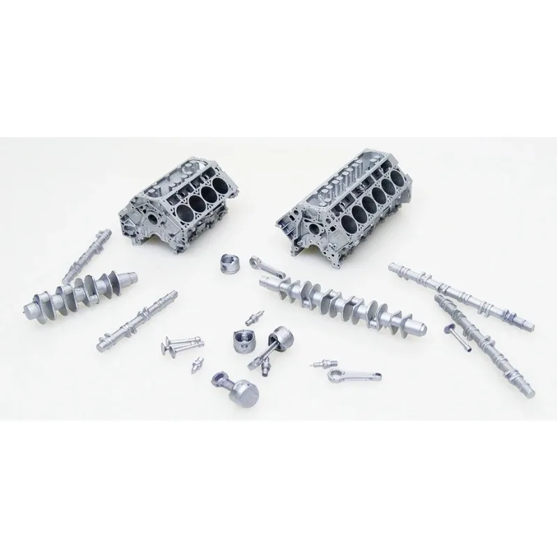 1/18 Car Model Engine Model V8 V12 Cylinder Block Piston Non-metallic Cannot Be Assembled Without A Complete Set