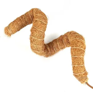 دعم كرمة تسلق أسفل الخيوط ، يمكن ثنيه وتشكيله ، عمود حديقة الشجرة الخضراء ، عصا جوز الهند المشوهة ، تسلق النبات ، 1 قطعة أعلى 8 مبيعات تسلق شجرة جوز الهند - رقم 4