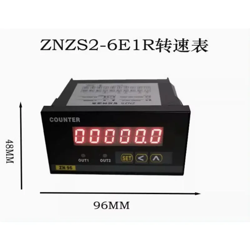High precision tachometer frequency meter frequency meter speed meter overspeed and low speed alarm can bring 485 communication