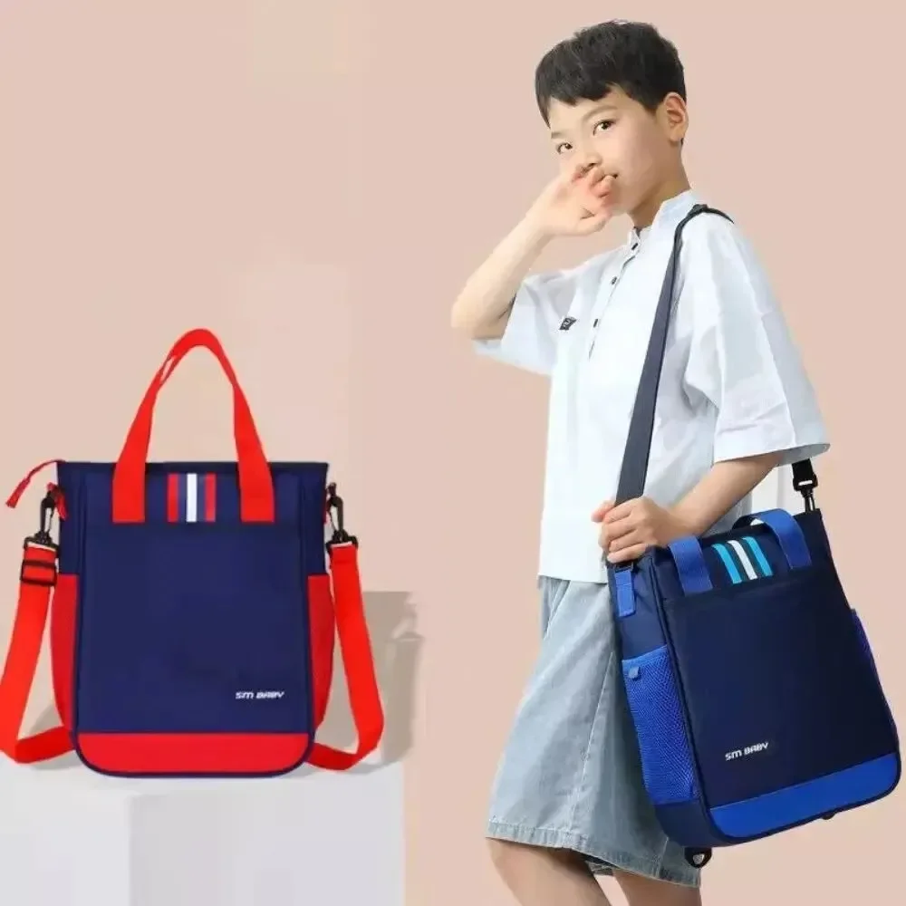 New Large-capacity Tote School Bag A4 Learning Supplies A4 File Bag Canvas Art Storage Bag