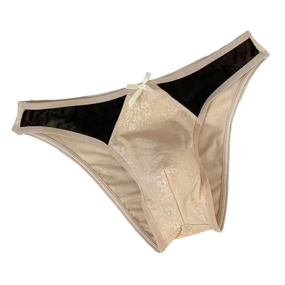 

Men Jacquard Briefs Elastic Underwear Low Rise Bikini Very Hot Lingerie Gay Sissy Bulge Pouch Extreme Men's Panties Underpants