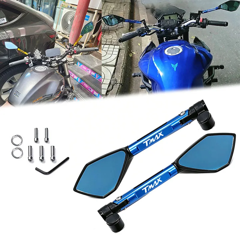 Fit For TMAX 500 530 560 TMax500 TMax530 TMax560 SX DX TECH MAX CNC ALUMINUM Custom New Motorcycle Rearview Side Mirrors