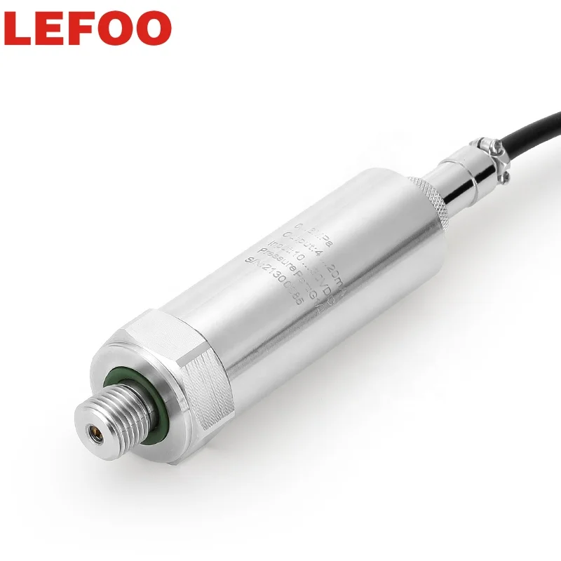 LEFOO Oil-filled Diffusion Silicon Core Dual Output Digital Temperature Compensation RS485 Temperature and Pressure Sensor