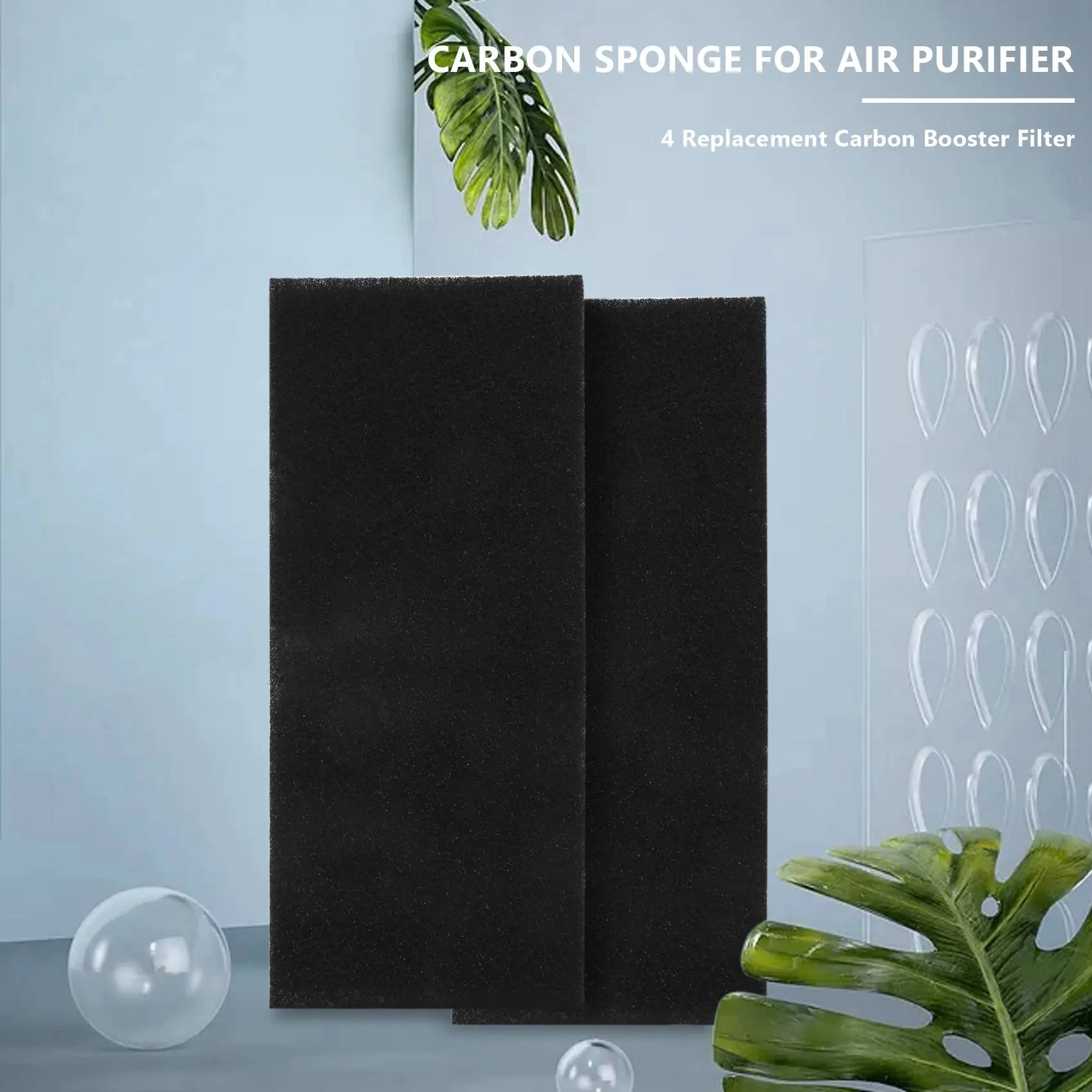 B43C 4 Replacement Carbon Booster Filter For Holmes Total Air Purifier Aer1 Series HAP242-NUC I Filter AOR31