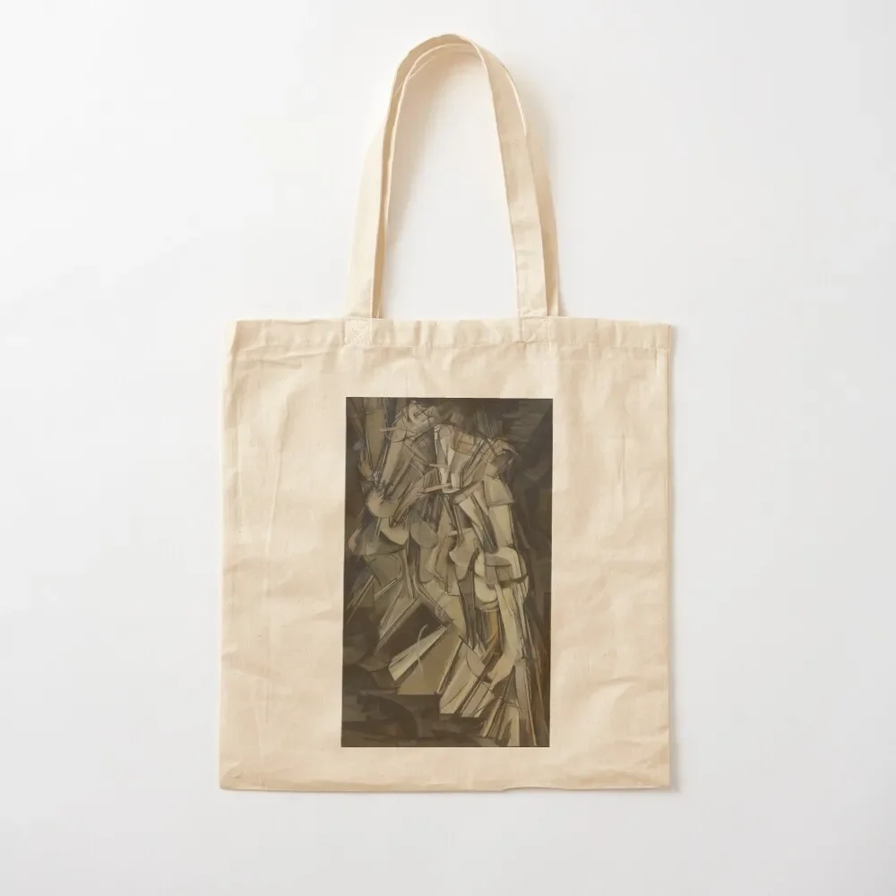 

Marcel Duchamp, Nude Descending a Staircase, No. 2, 1912 Face mask covering -art Tote Bag shoping bag large tote bag