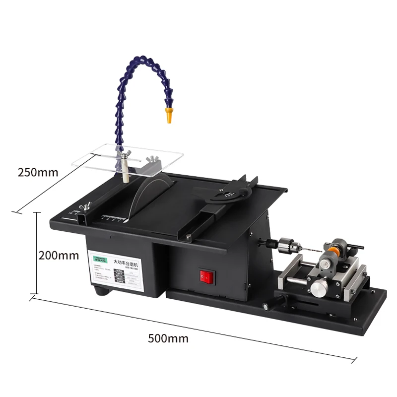 2500W Multifunctional Jade Grinding and Cutting machine, Small Table Grinding and Engraving machine, Table Saw, Jade Polishing T