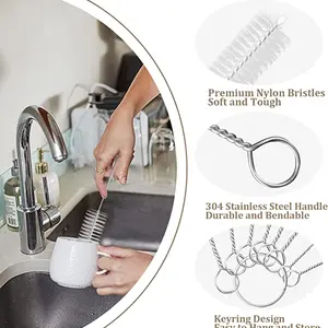 Multifunktionales Nylonbürste, Reinigungswerkzeuge, Sprühen, Getränke, Strohhalme, Nähmaschinen, Tinte, Pistolen 9 Hauptverkaufscrince - №2