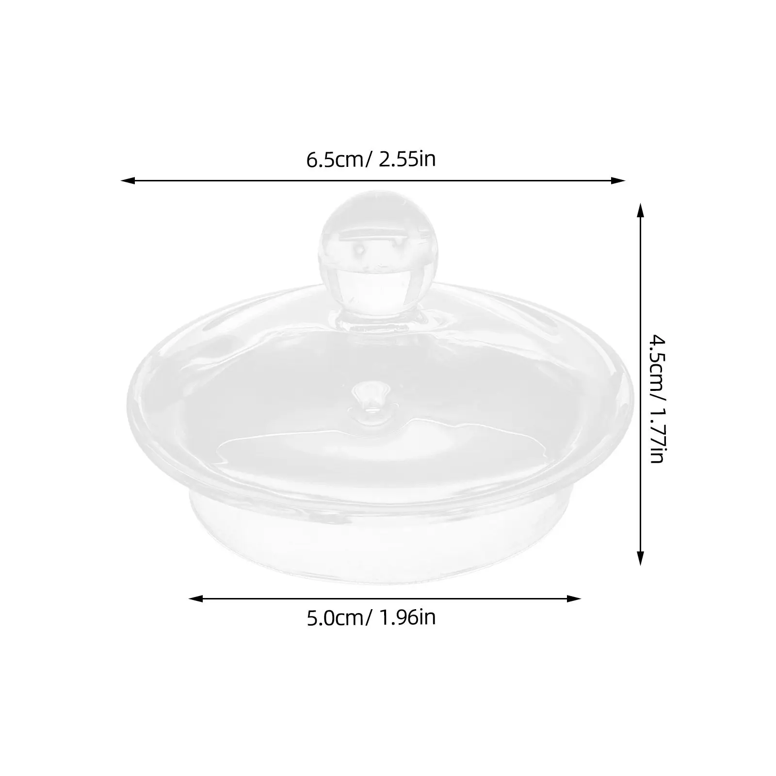 Transparent Glass Tea Kettle Lid Replacement Teapot Cover Easy to Clean No Install Required Dust Resistant Leak Proof for Family