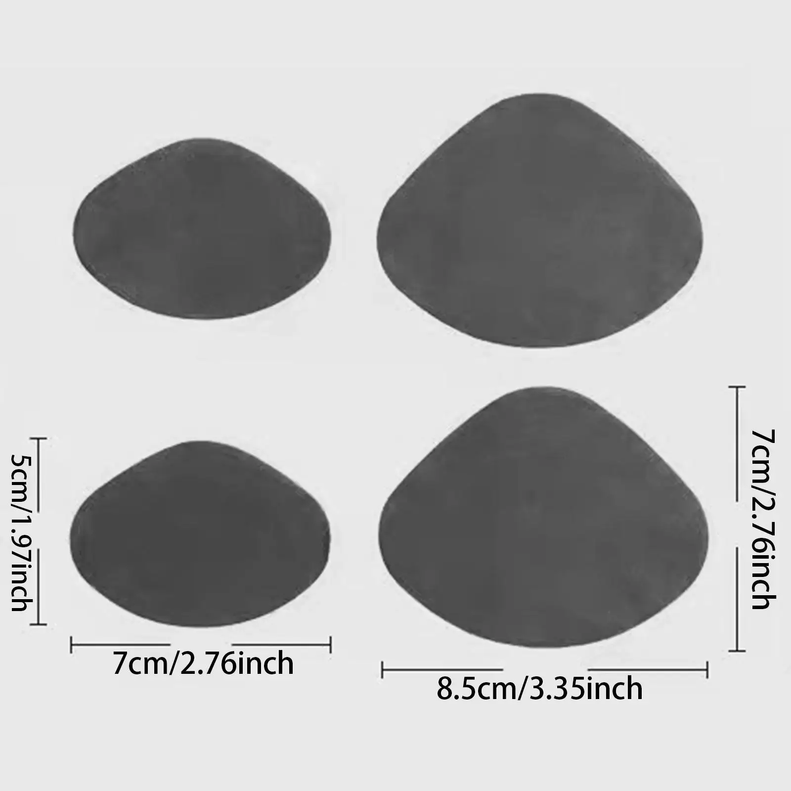 4Pcs Shoe Heel Repair Patches Wear Resistant Inside Shoe Patches for Holes