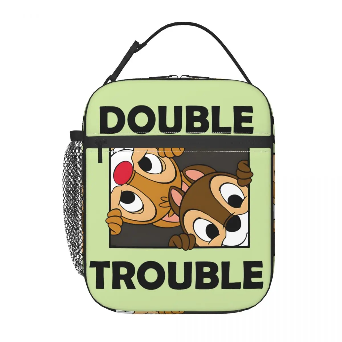 For Women Men Adults Outdoor Ice Bag Double Trouble Beverage Disney Chip 'n' Dale Durable WaterproofBento BoxFor Work Office