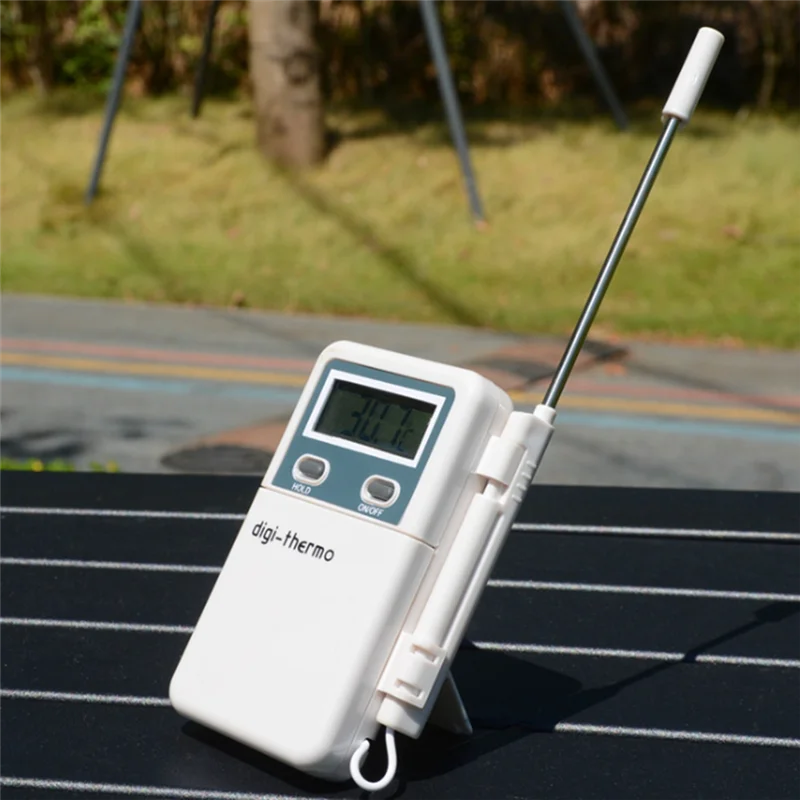 Многофункциональный электронный термометр, ЖК-цифровой детектор температуры для выпечки на кухне, внешний датчик Probeabgi