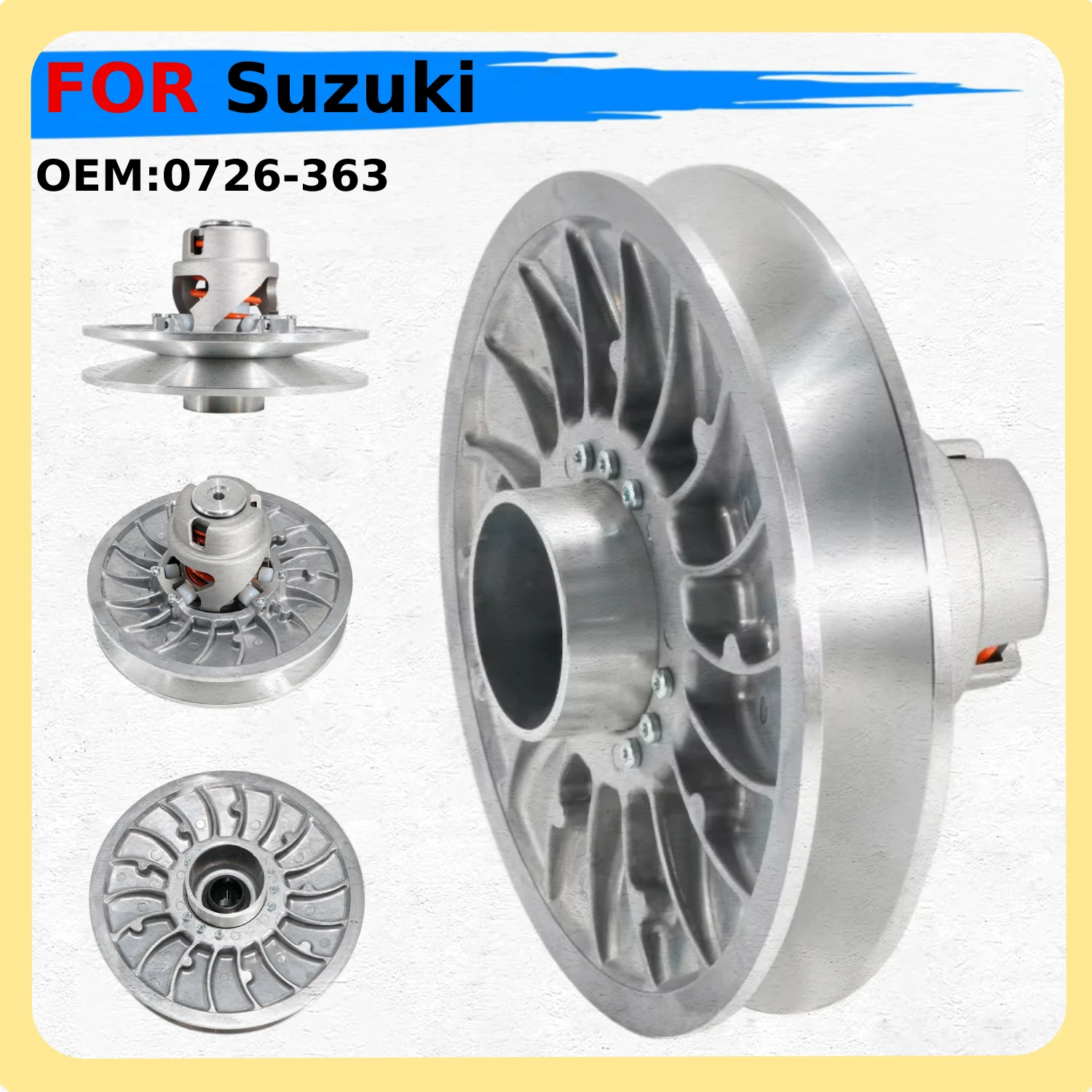 

For Arctic Cat F5 LXR 2010-2012 / F5 2013-2014 Years, OEM:0726-363 Motorcycle Rear Primary Drive Clutch Drum Parts