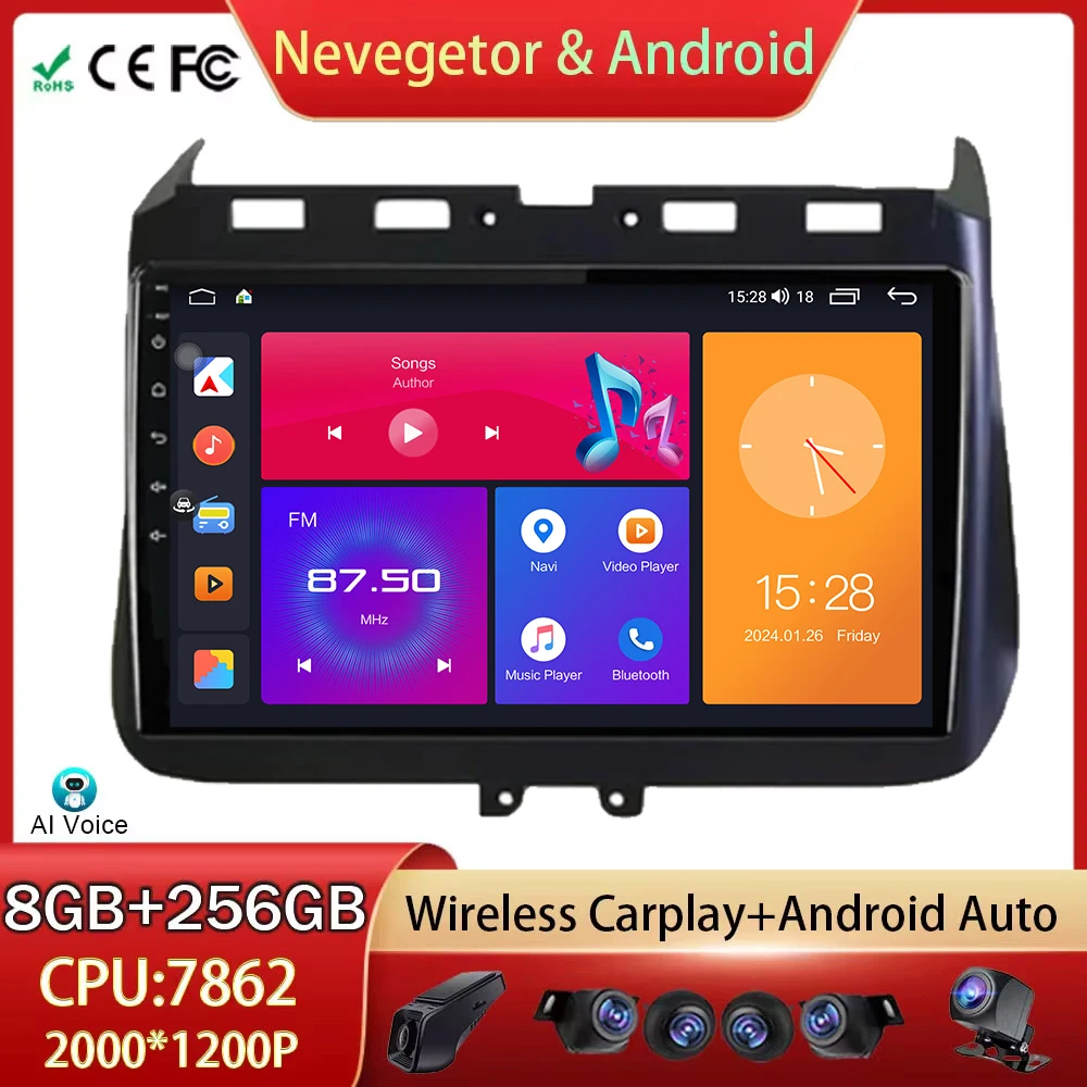 

For Honda Crosstour 2014 2015 2016 Car Radio Android Auto GPS Navigation Head Unit Multimedia Video Player WIFI RDS No 2din DVD