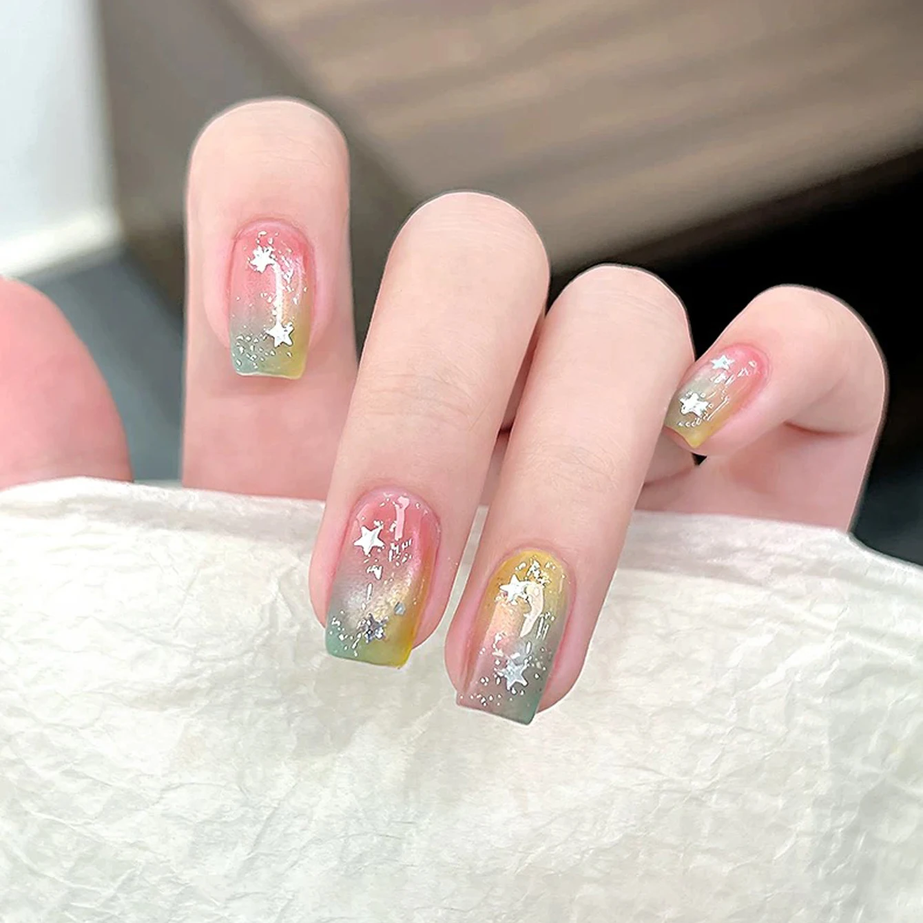 1-6 STKS Hoge Transparante Glazen Gel Nagellak 2025 Internet Celebrity Populaire Heldere Transparante Nagellijm Nail Art Supplies