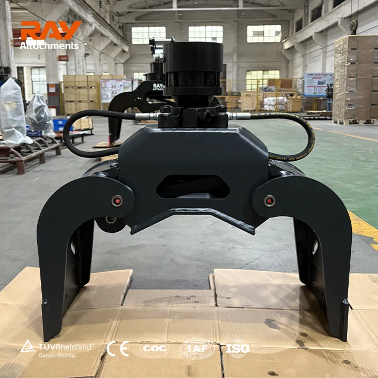 1-2.5 Ton Excavator Grab Mini 750mm Opening Selector Demolition Grapple for Sorting and Handing Work