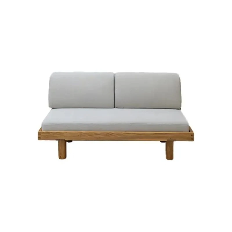 

Medieval L09 solid wood sofa, Nordic retro log style removable