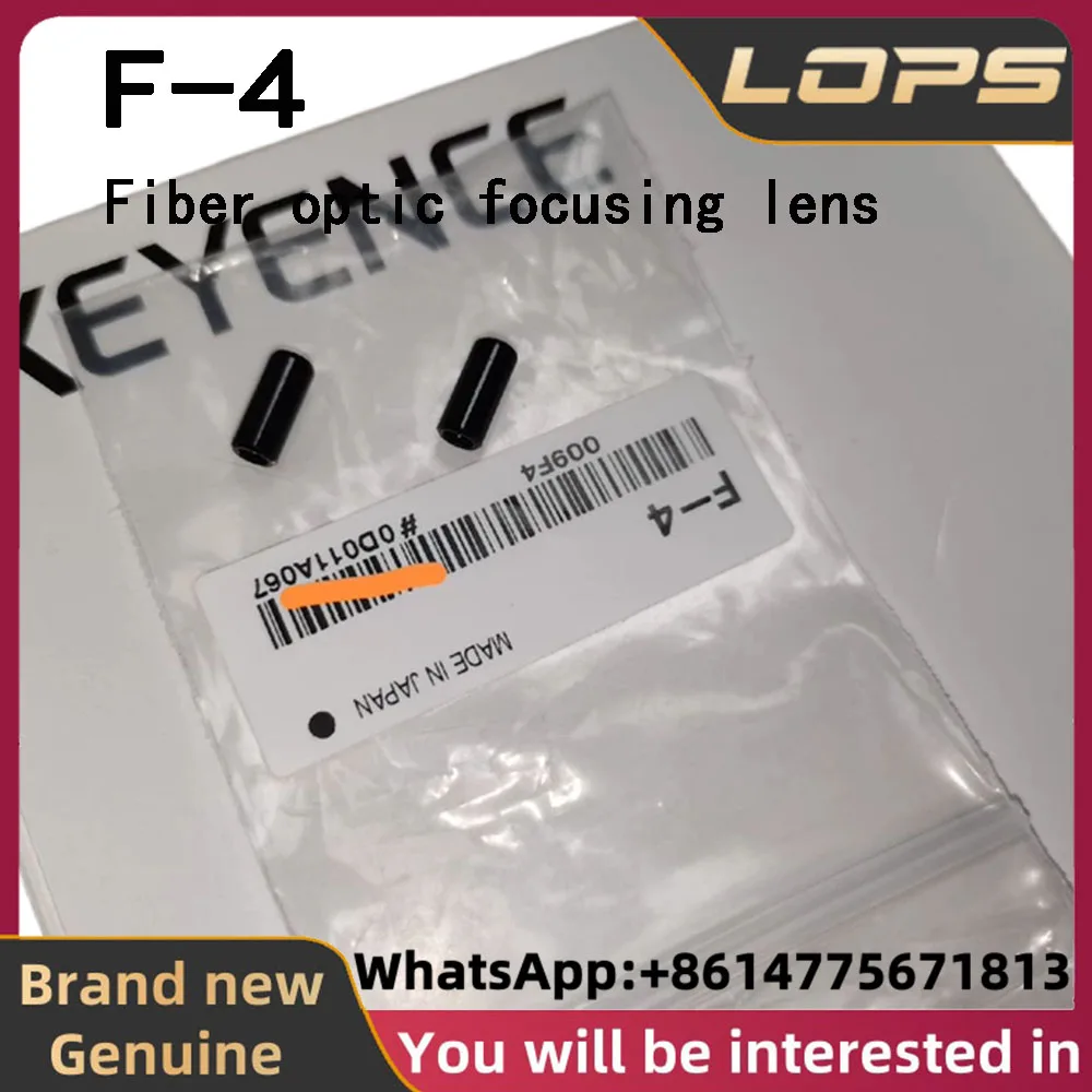 F-4 New Original KEYENCE Fiber optic probe light-transmitting focusing lens,welcome to inquire.