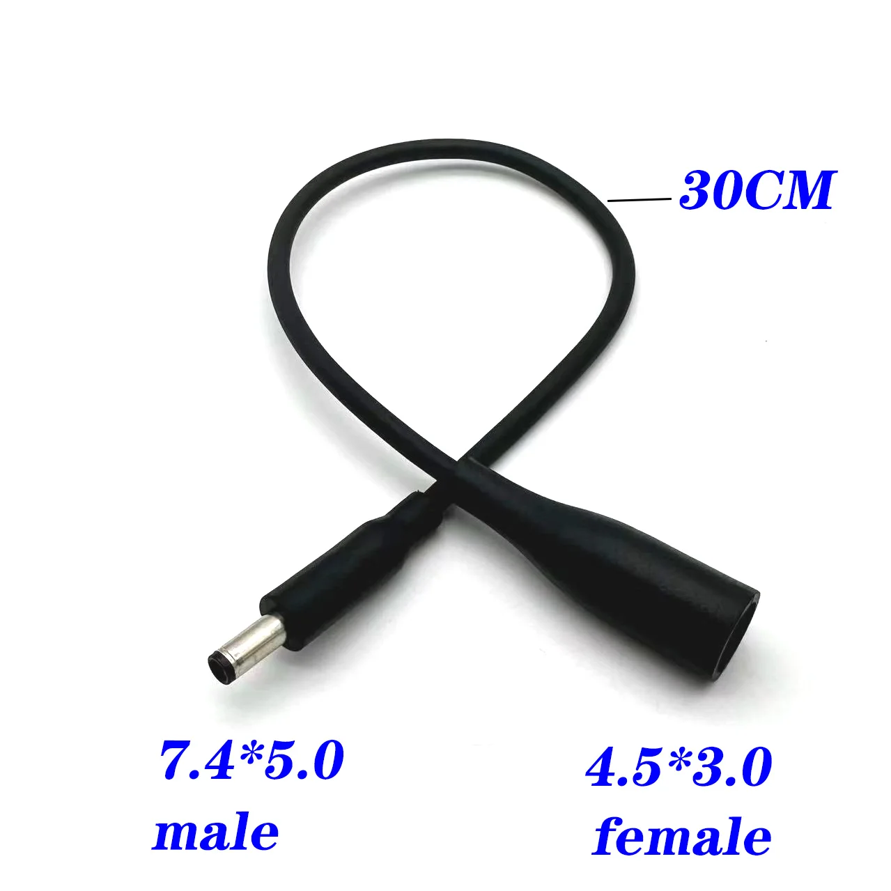 Suitable for Dell Laptop DC Power Charging Adapter Cable 7.4x5.0 Female to 4.5x3.0 mm Male Adapter