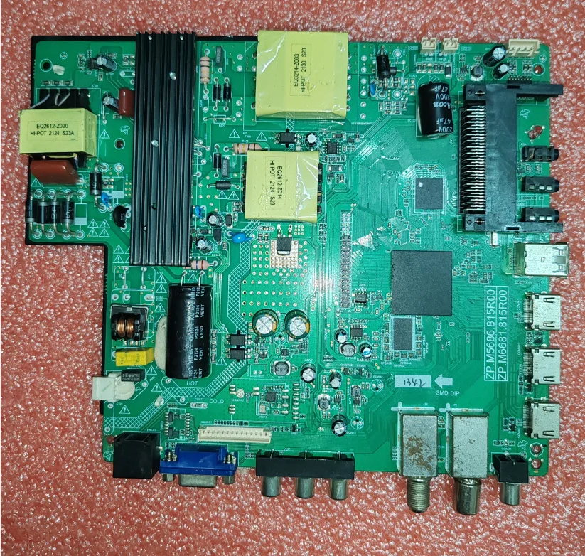 ZP.M5686.815R00  ZP.M6681.815R00   WiFi network three in one TV motherboard physical photo tested well for   30--153v  730ma