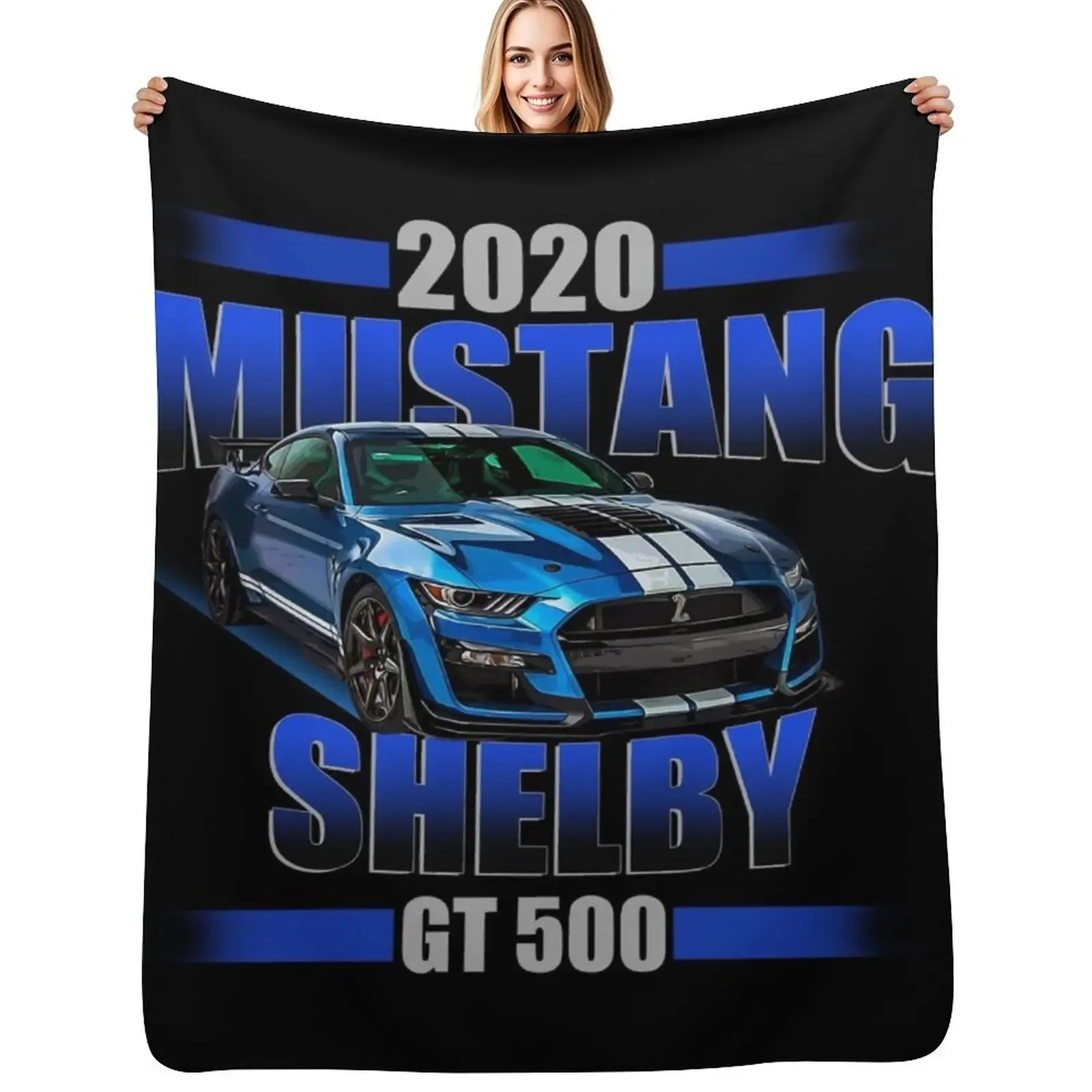 

2020 Shelby GT 500 Throw Blanket Moving Baby Summer Beddings Blanket