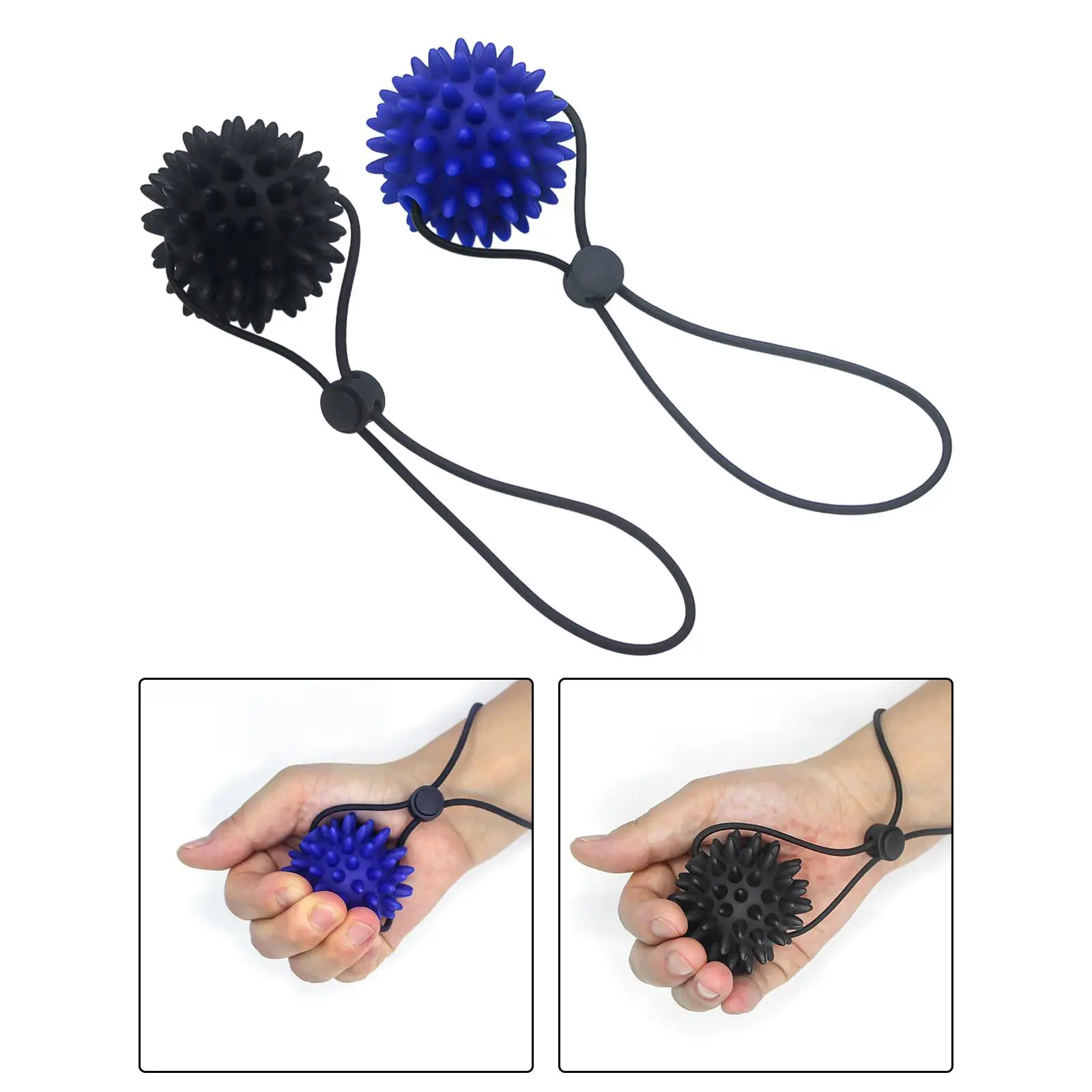 2 Pieces Recovery Training Grips Ball Massage Ball on Hand Hand Grip