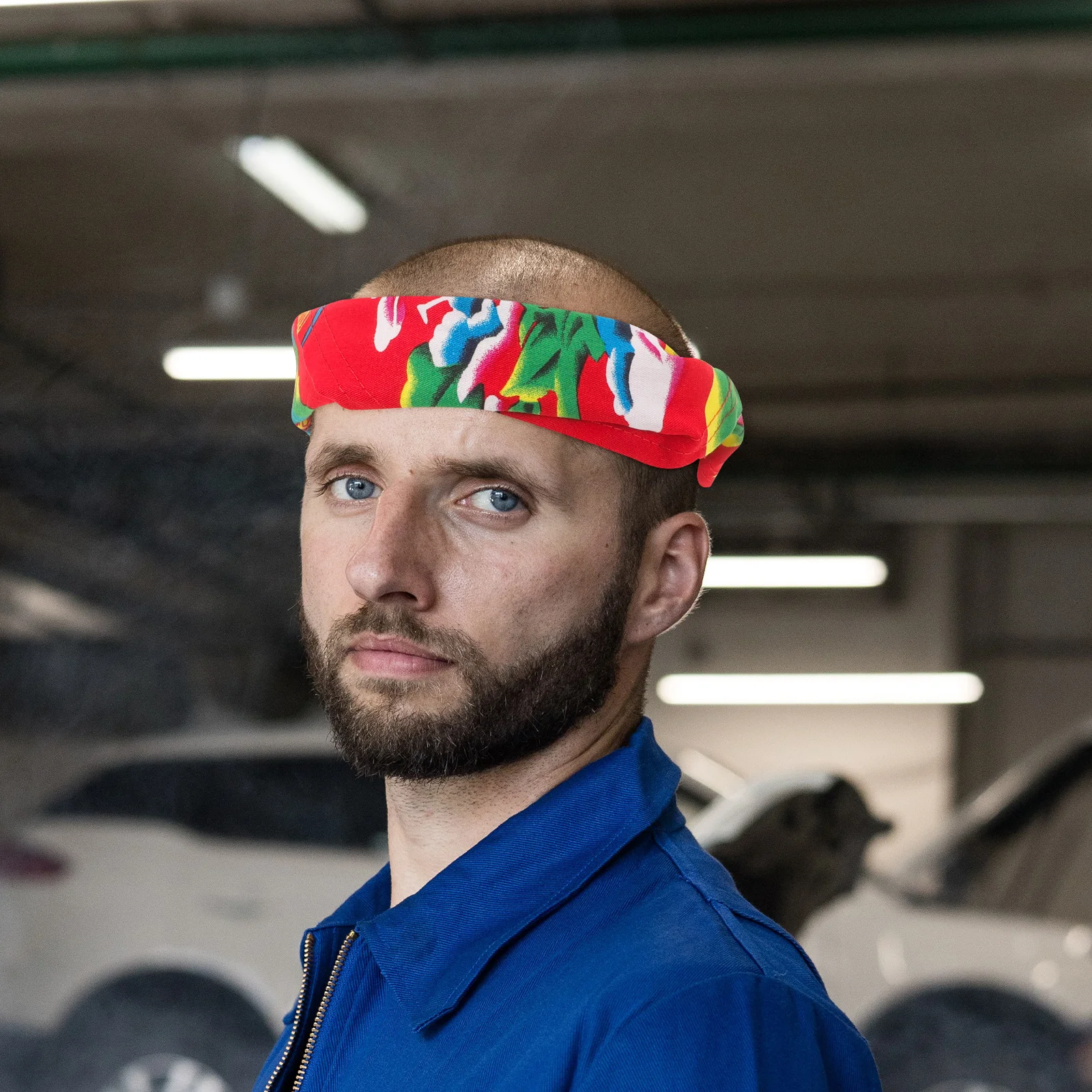 

Sports Bandana for Men Women Fashion Trendy Cycling Headband Floral Riding Kerchief Decorative Triangle Cloth Multi-Functional