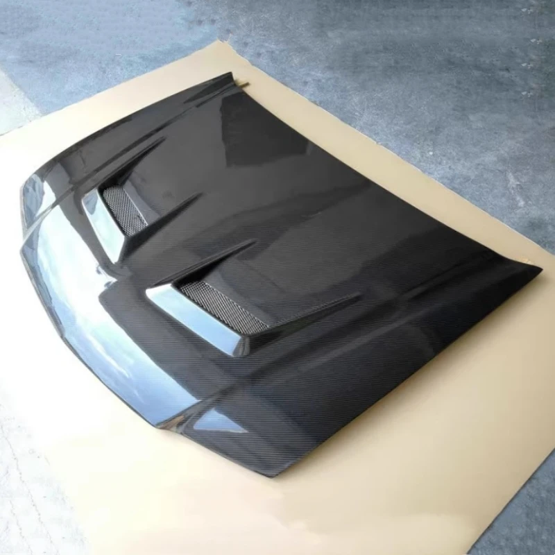 غطاء محرك حقيقي من ألياف الكربون لهوندا أكورد CL7 تحويل غطاء محرك السيارة خفيف الوزن نمط جديد #1