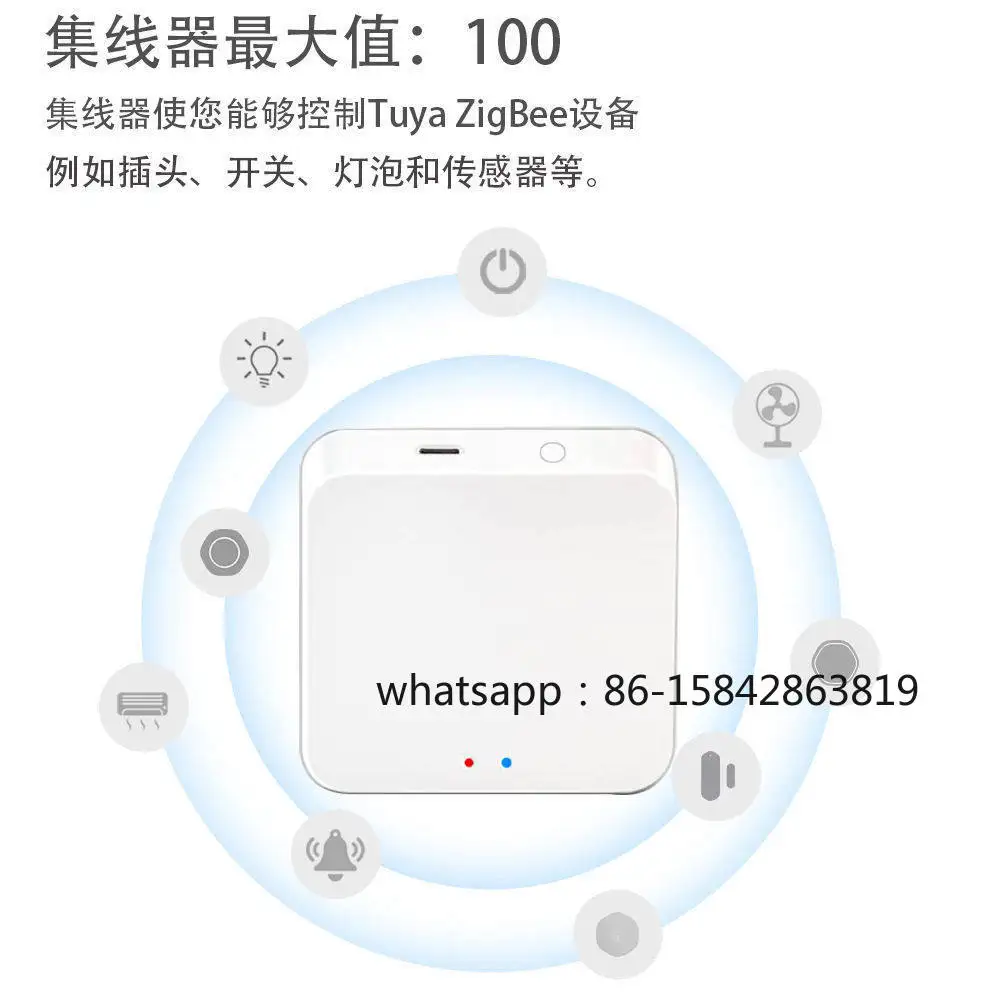 Tuya graffiti smart home multi-mode gateway Zigbee central control wired host wireless bluetooth Mesh multi-function