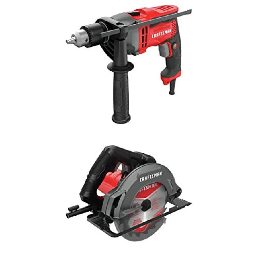 

Drill/Driver 7-Amp 1/2-Inch with 7-1/4-Inch Circular Saw 13-Amp CMED741 and CMES500