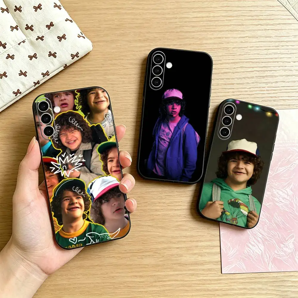 Capa de telefone Gaten Matarazzo para Samsung Galaxy A73, A72, A71, A70, A53, A52, A51, outras capas pretas macias