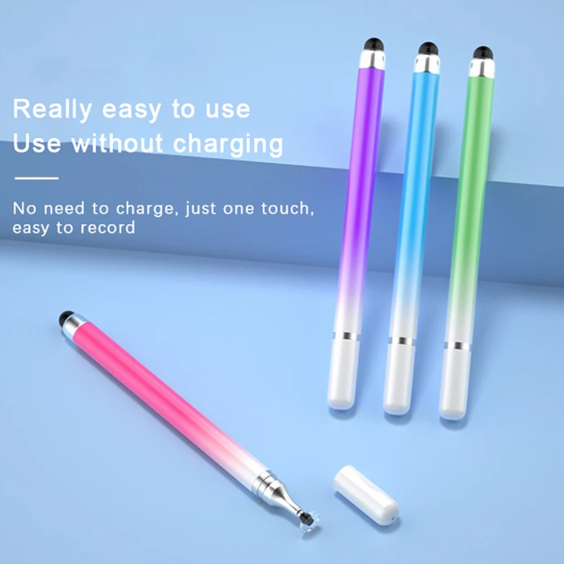 2 In 1 Stylus Pen For Cellphone Tablet Capacitive Touch Pencil For Universal Android Phone Drawing Screen Pencil