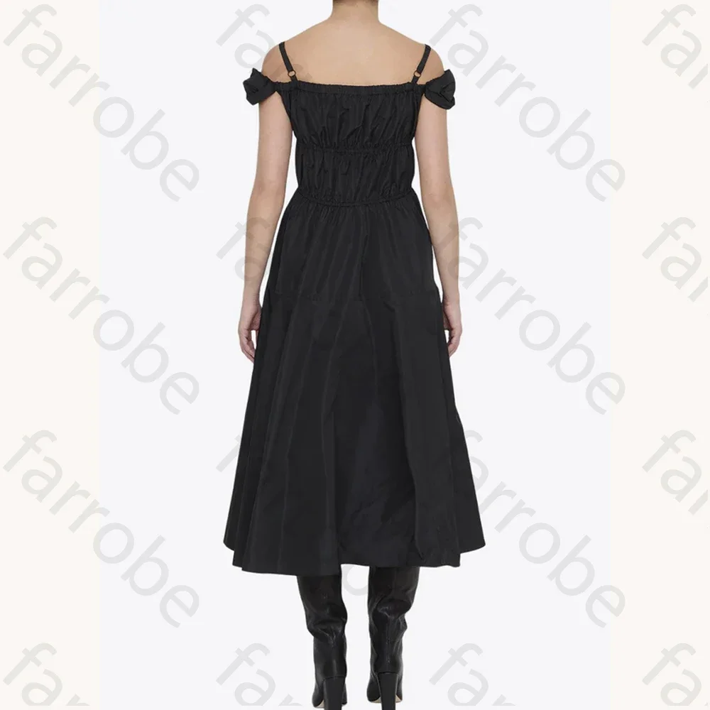 فستان ماكسي أنيق مخصص لحفلات الكوكتيل مكشوف الأكتاف على شكل حرف a فساتين سهرة رسمية رائعة عالية الجودة للحفلات الراقصة للنساء