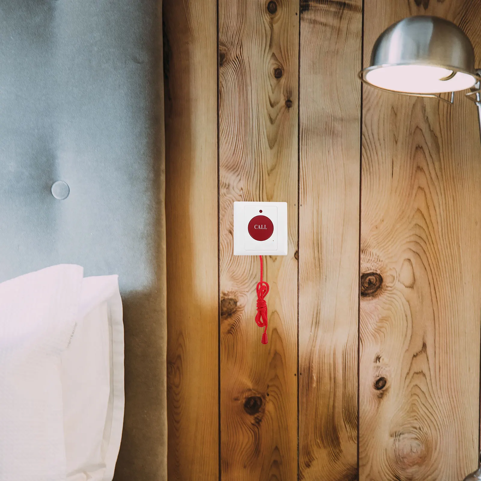 

1pc Call Button For Disabled Pull Cord Dual Alarm Hospital Button Assist Tool Alert System Switch